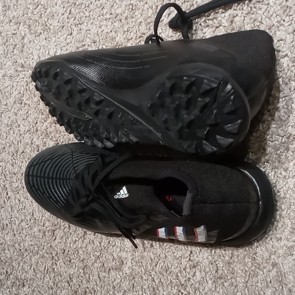 Adidas Predator Edge.3 LL TF Turf Black (Men's Sizes) New Soccer Shoes GX2631 - Picture 5 of 7